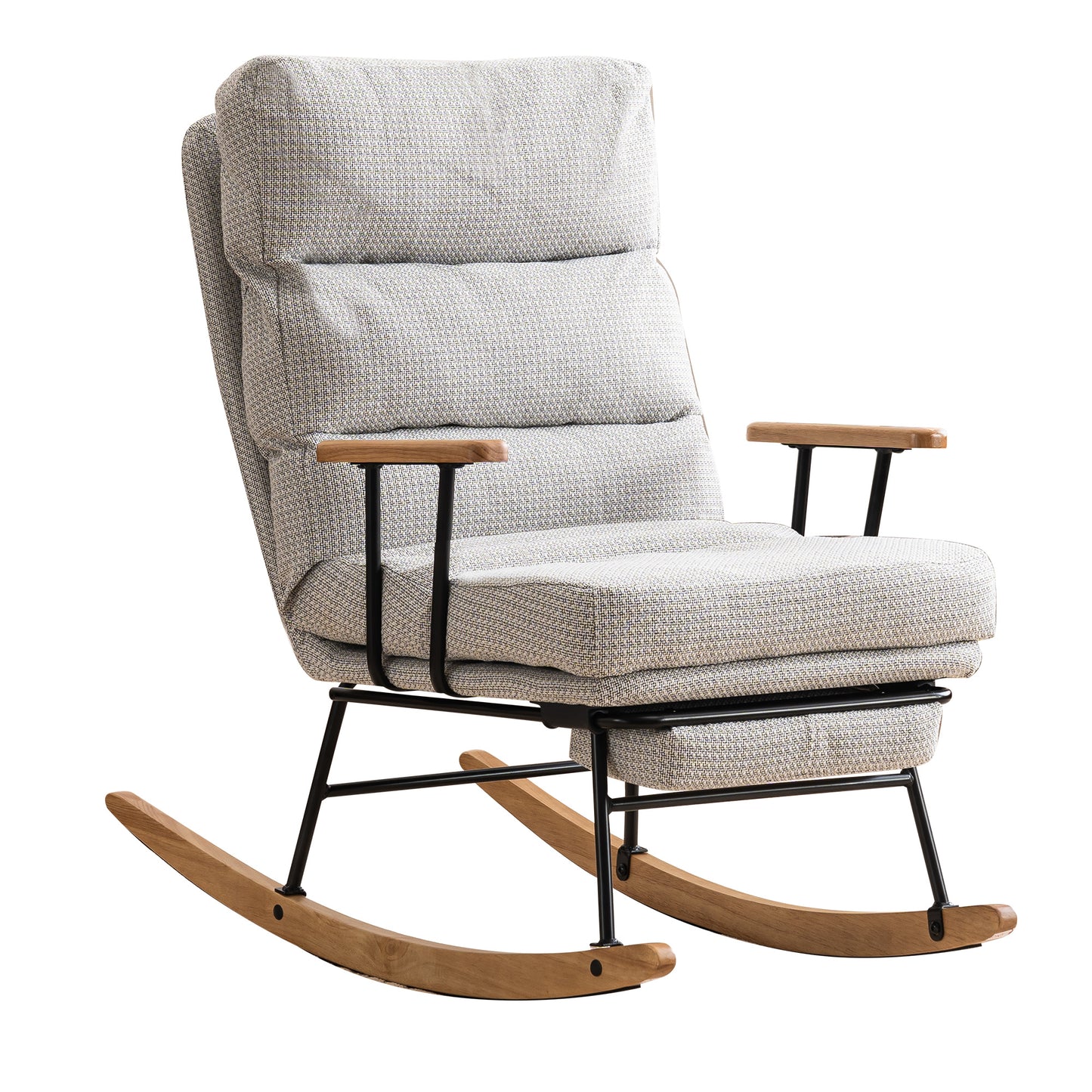 Cordova Gliding Rocking Chair - Light Gray