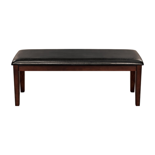 Ada Wood Frame Bench - Cherry