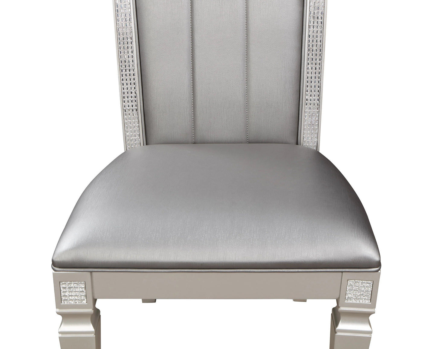 Masa Luxury Dining Chair (Set of 2) - Silver