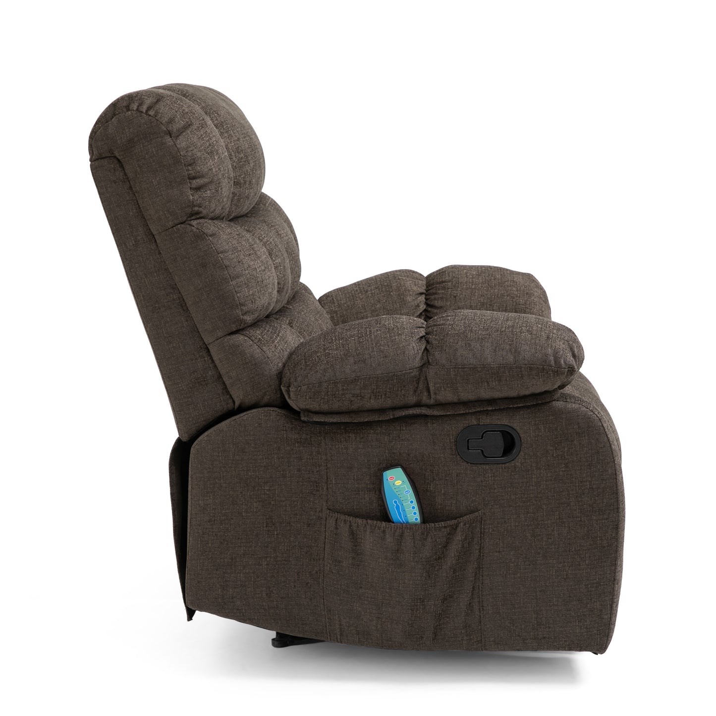 Jovan Power Recliner with Massage - Brown