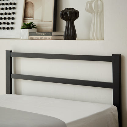 Indori Twin Size Platform Bed Frame - Black