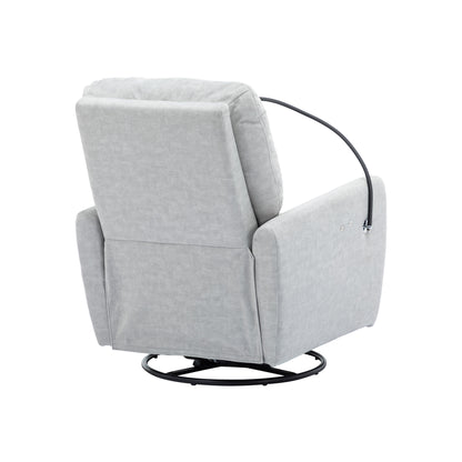 Dax Electric Rocking Motion Recliner - Gray