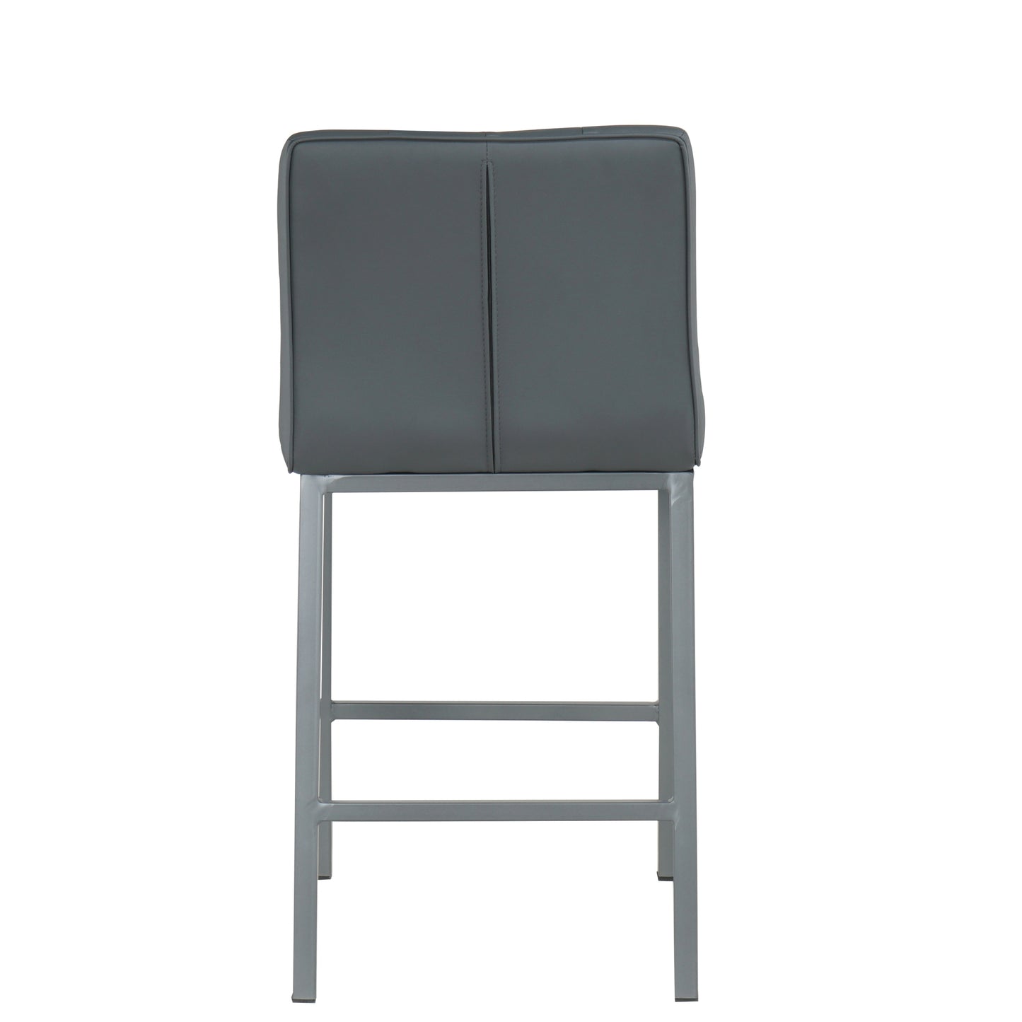 Club Modern Design High Counter Stool  - Gray Set of 2