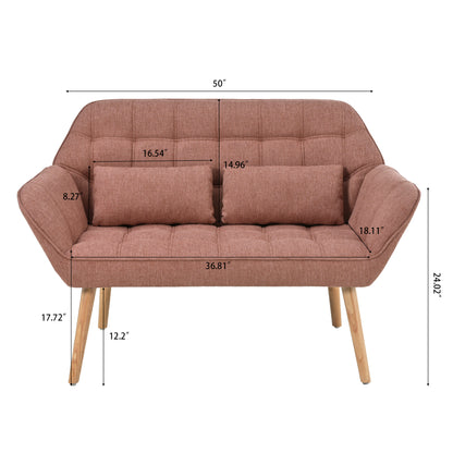 Puffins Comfy Loveseat - Pink