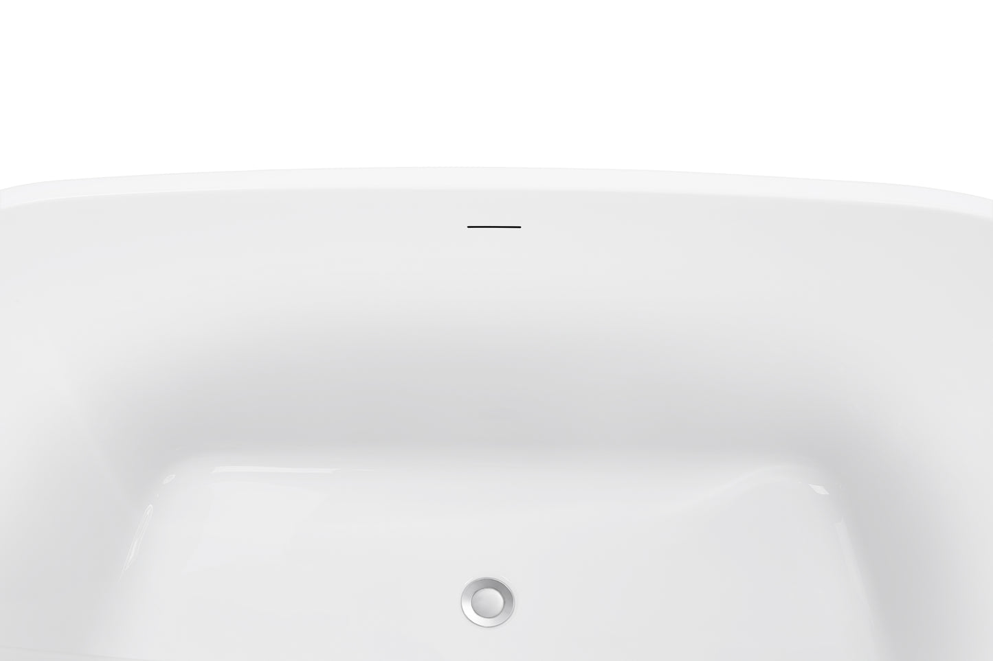 Timo 67"  Acrylic Freestanding Soaking Bathtub  - White