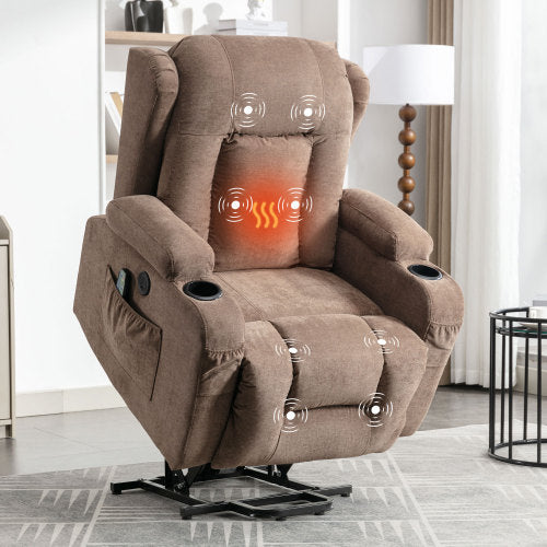 Parsons Power Lift Recliner Chair - Brown