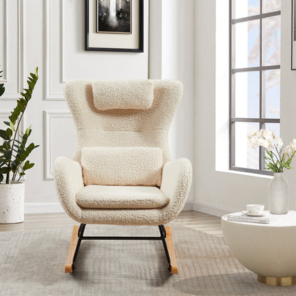 Anton II Rocking Chair - Beige