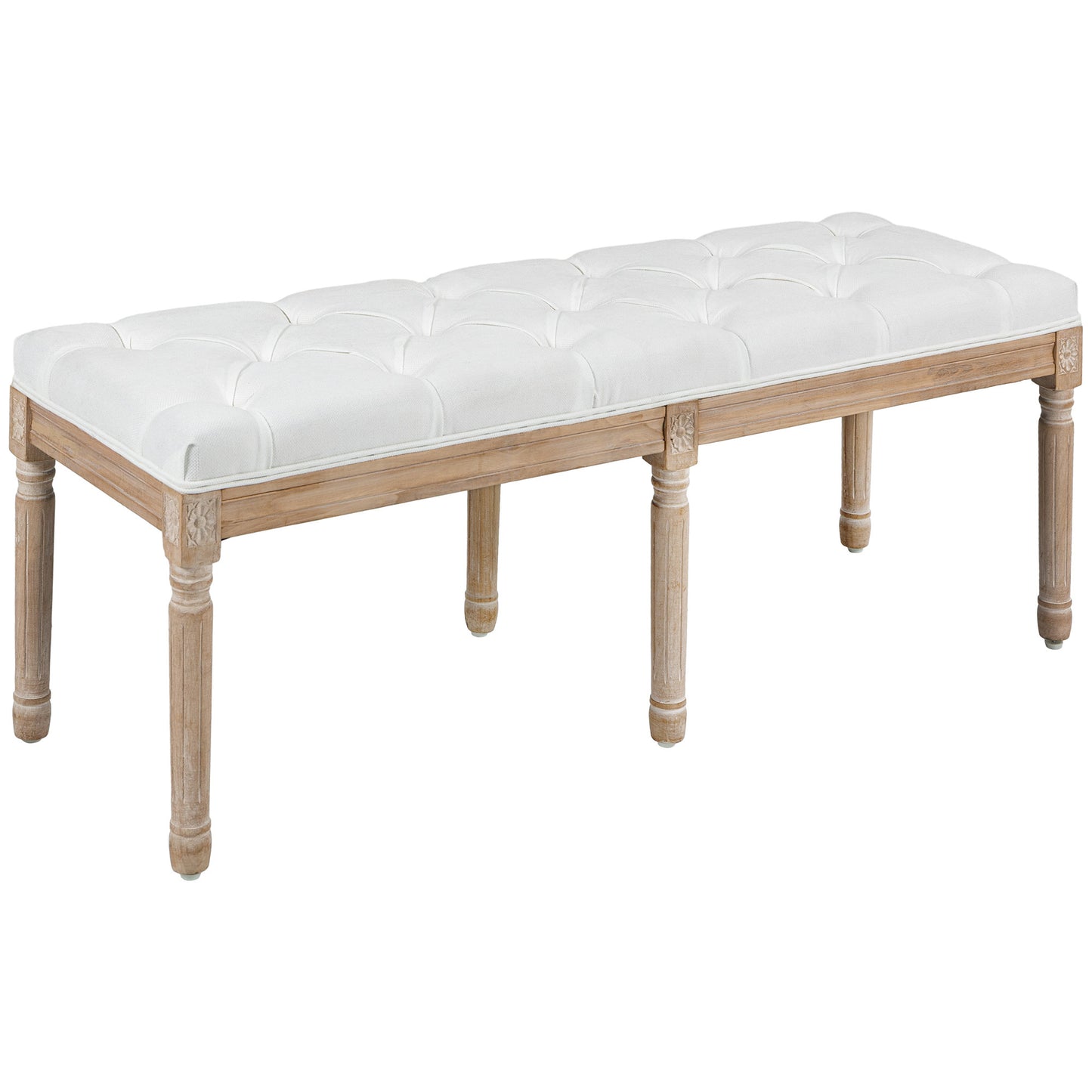 Sion 39" Upholstered Bench - Cream