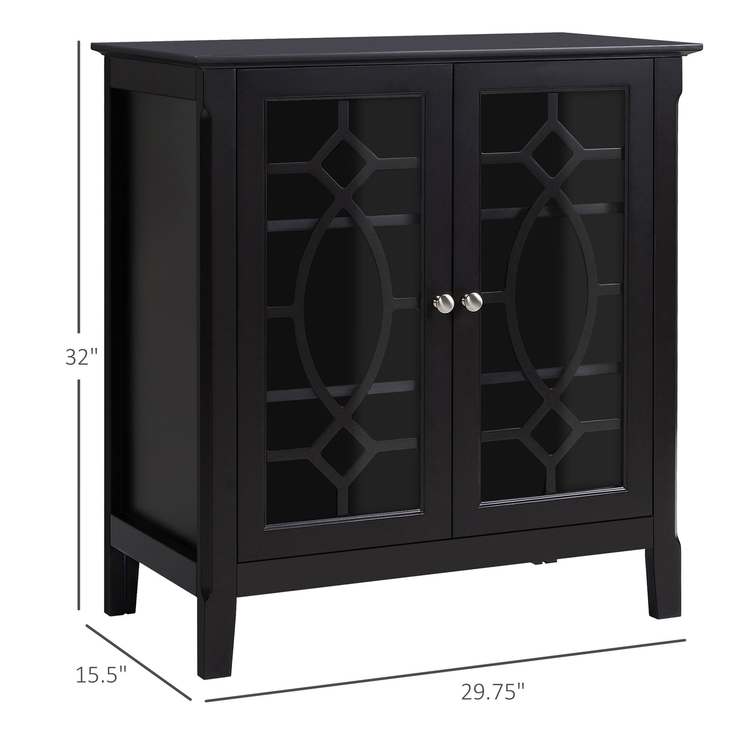 Vanessa Sideboard Buffet Cabinet - Espresso