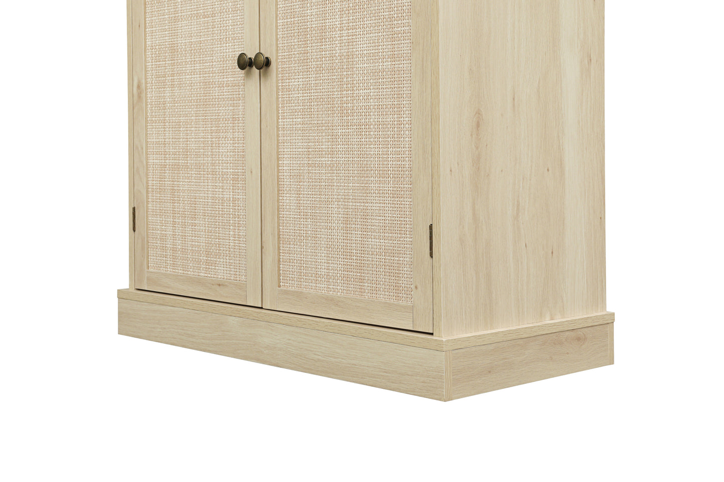 Robu 4 Door Cabinet with 1 Drawer - Natural