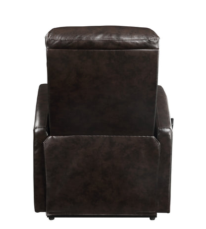 Kasia PU  Recliner with Power Lift - Espresso