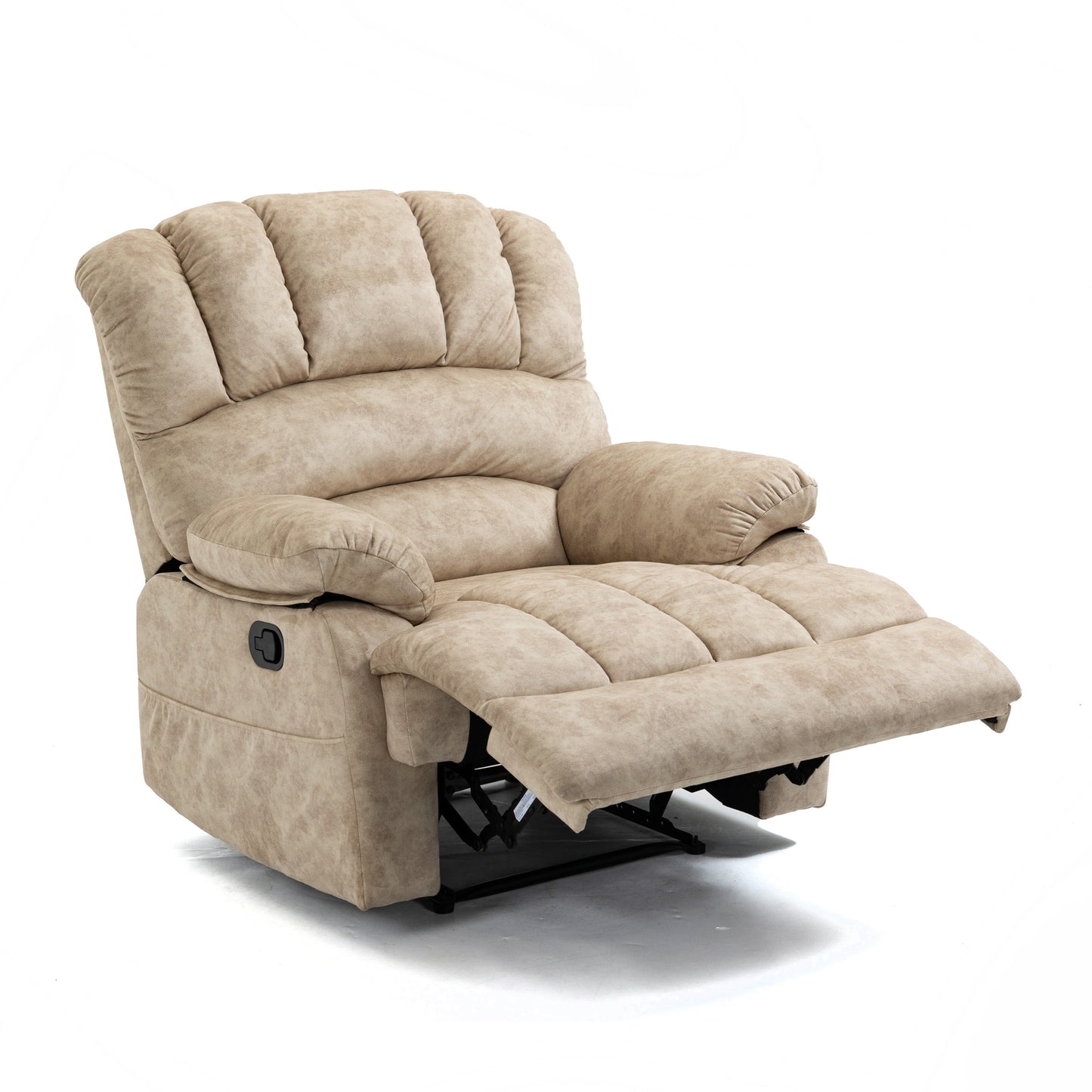 Thomson Large Fabric Recliner Chair - Beige