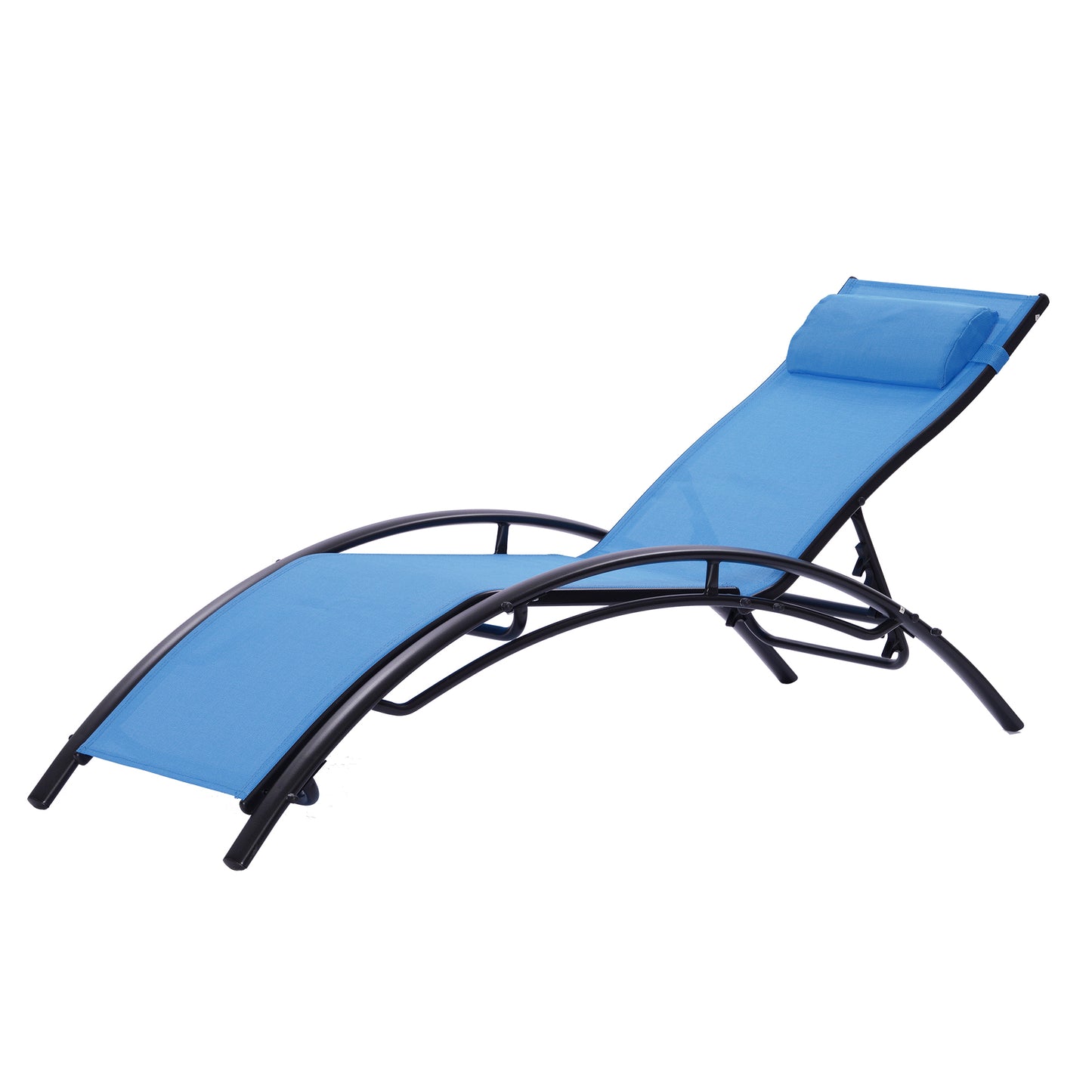 Blosso Outdoor Chaise Lounges (Set of 2) - Blue