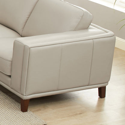 Lyon Leather Loveseat