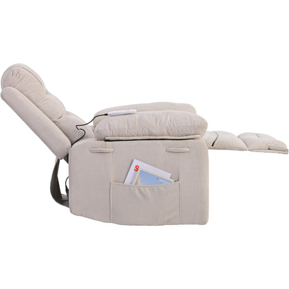 Celestial Power Lift Massage Recline Chair - Beige