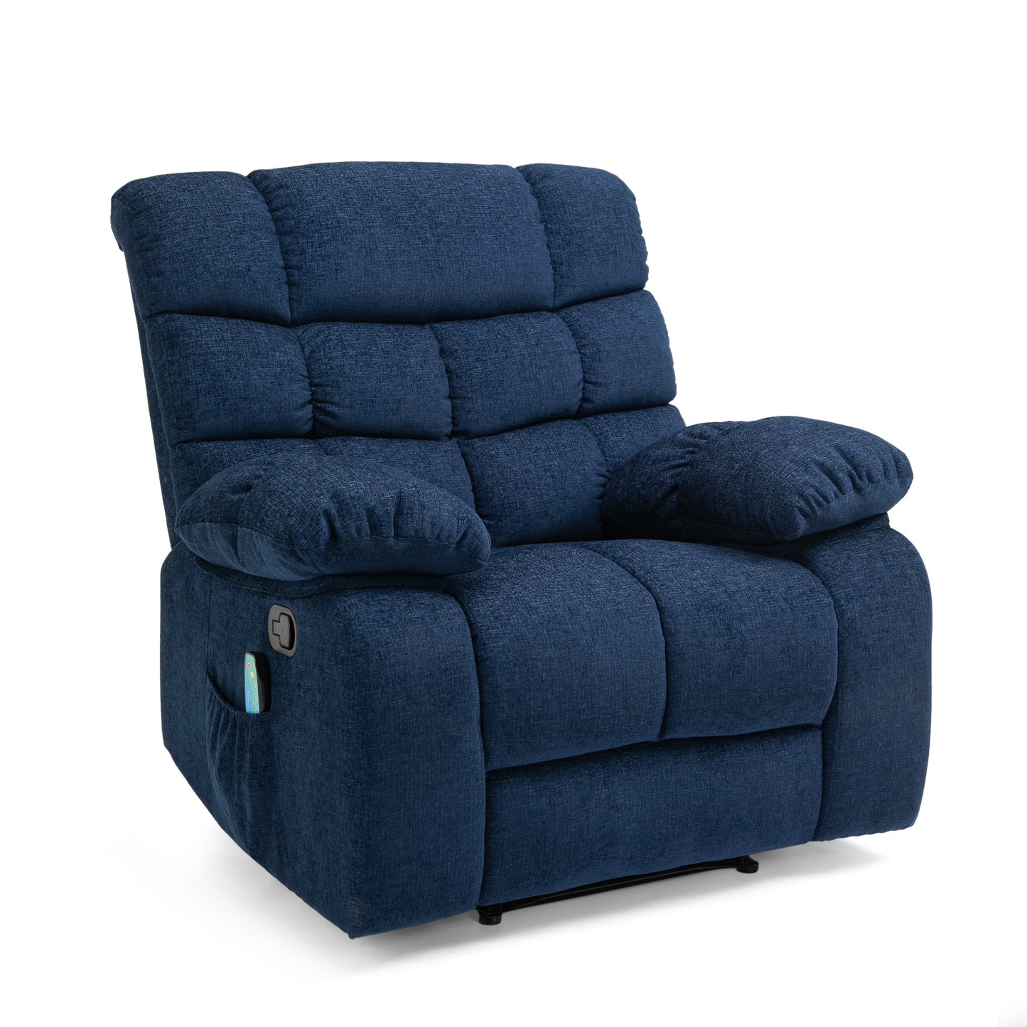 Jovan Power Recliner with Massage - Blue