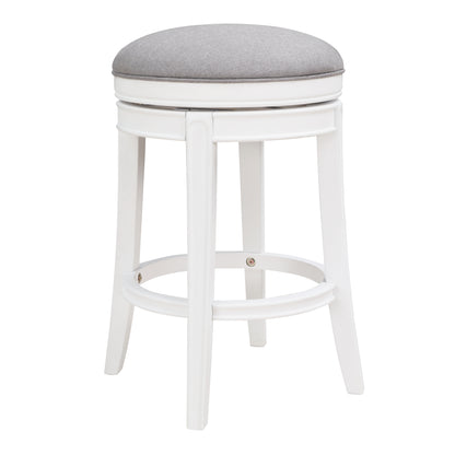 Tulip  Swivel Counter Stool - White