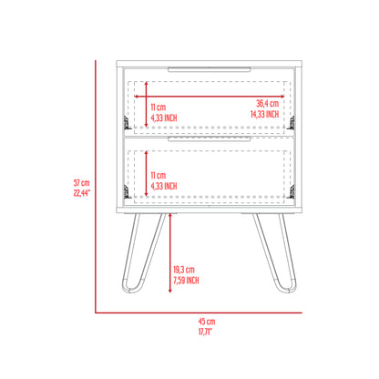 Augusta II Nightstand - Light Oak