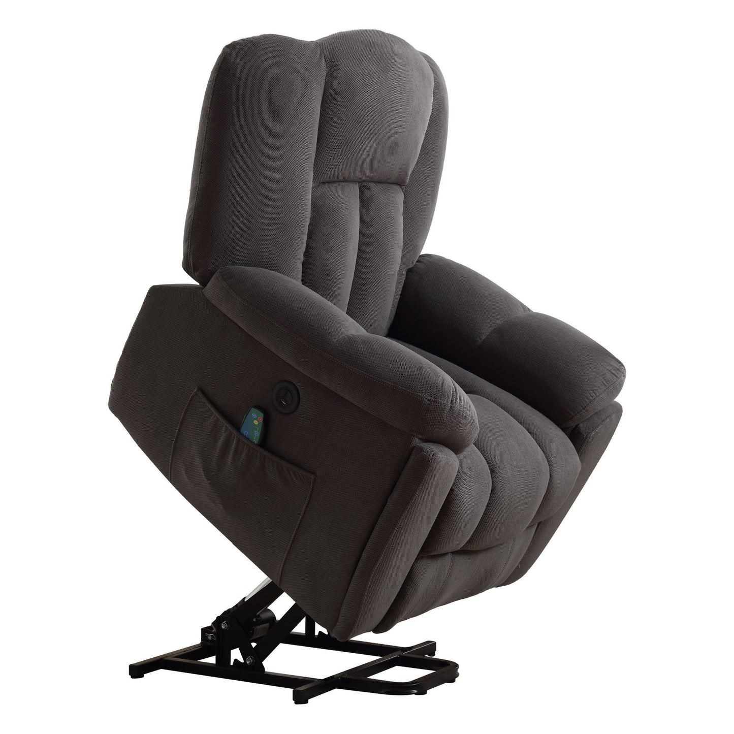 Minder Power Lift Recliner Chair Recliners - Gray