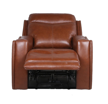 Zu Power Leather Recliner - Brown