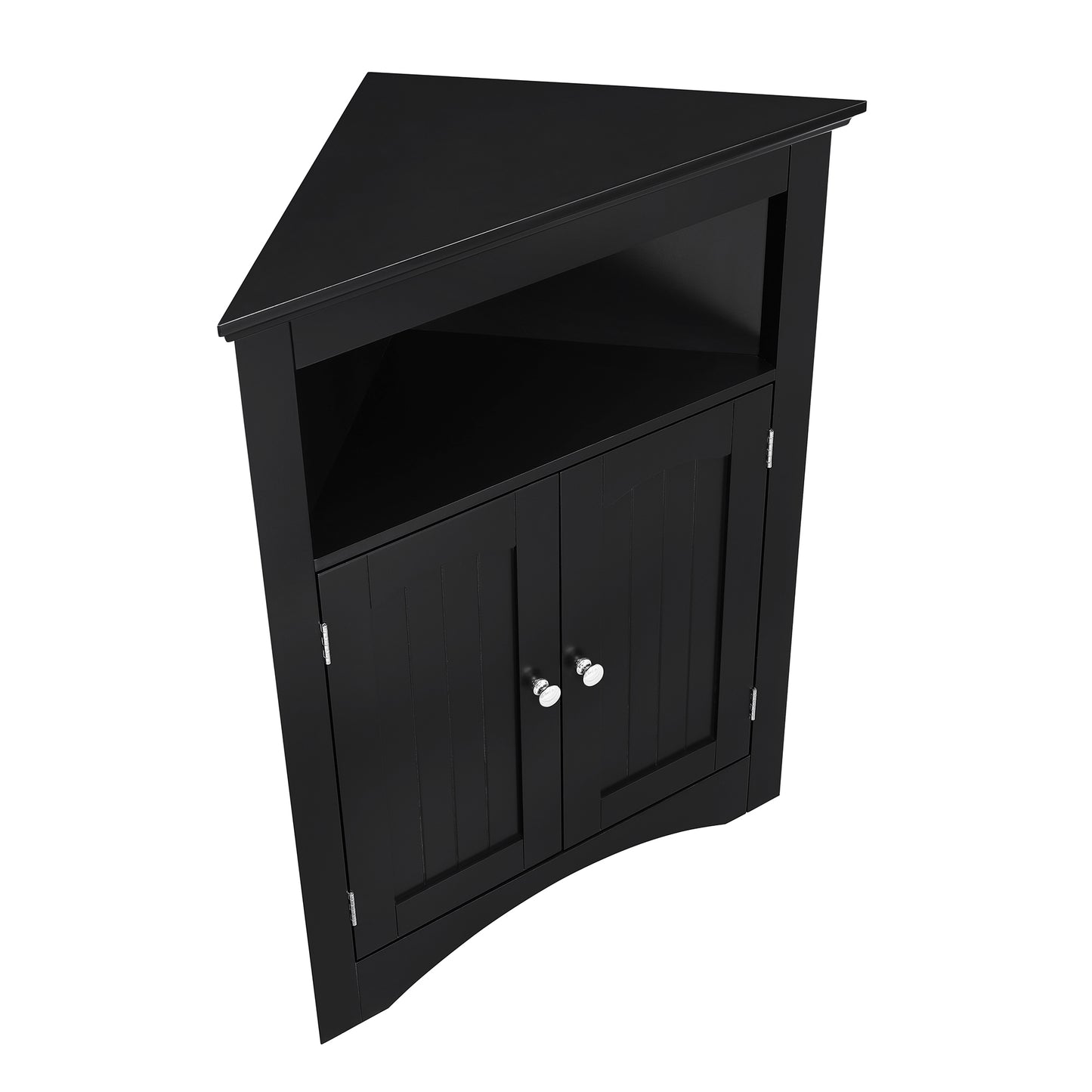 Carson II Corner Cabinet - Coffee