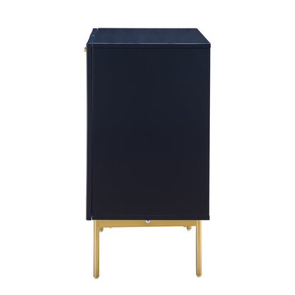 Knossos 30" Tall 2-Door Accent Cabinet - Navy