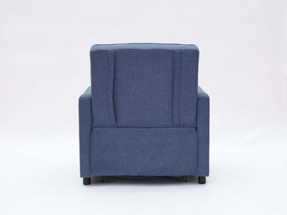 Sleeper Chair 3-in-1 Convertible - Navy Blue