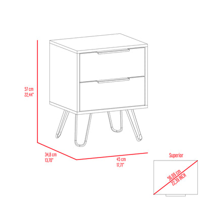 Augusta II Nightstand - Light Oak