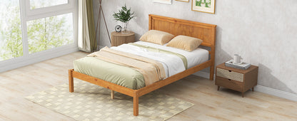 Rhoda Full Size Platform Bed Frame - Oak