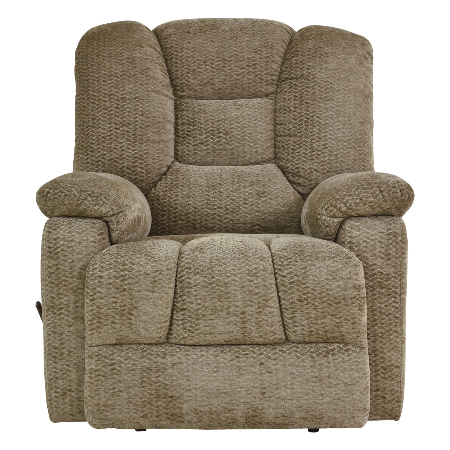 Weston Chenille Fabric  Reclining Chair - Brown