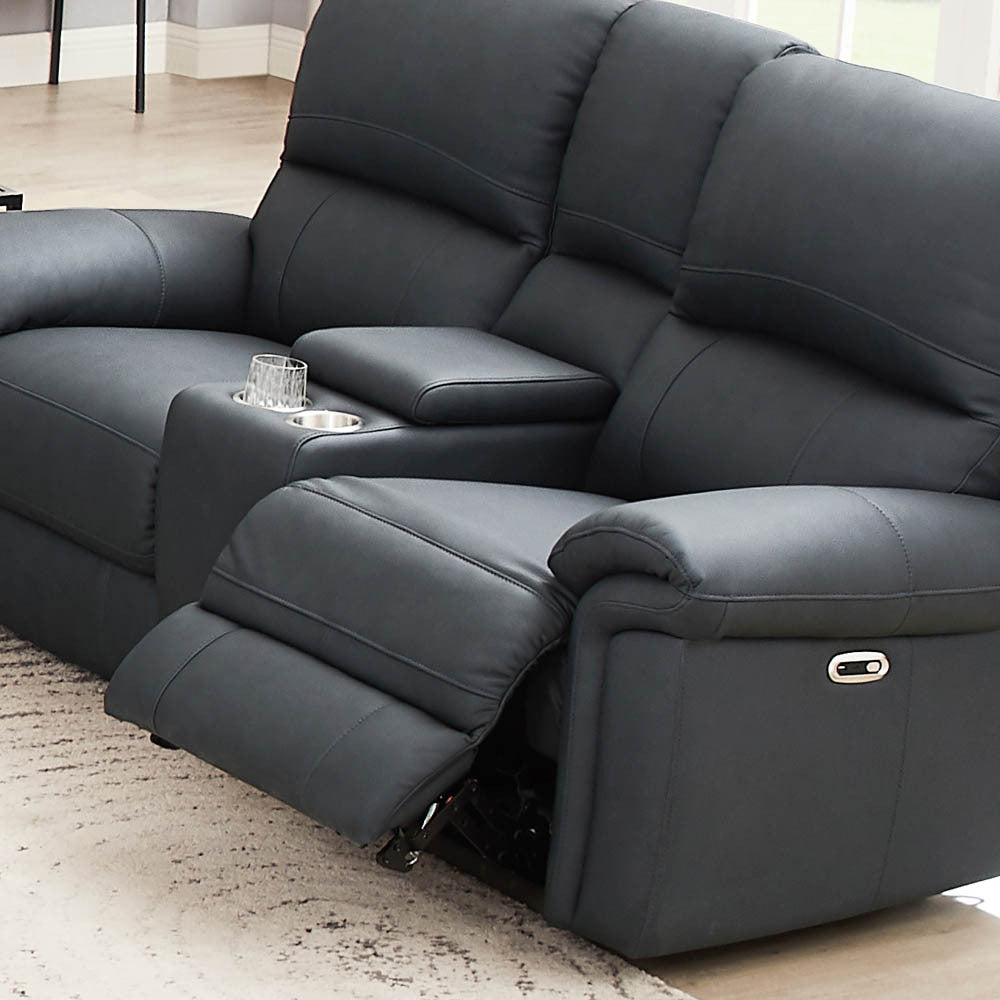 Marco Power Zero Gravity Reclining Loveseat - Gunmetal