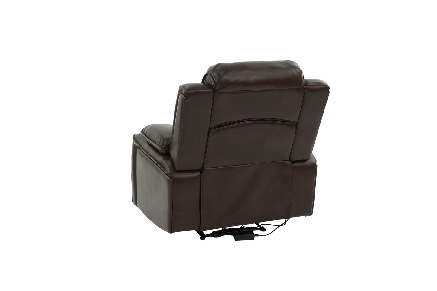 Parker Gel Leatherette Power Motion Recliner Chair - Brown