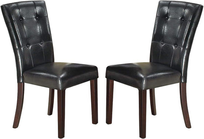 Evans Tufted Dining Chairs (Set of 2) - Black