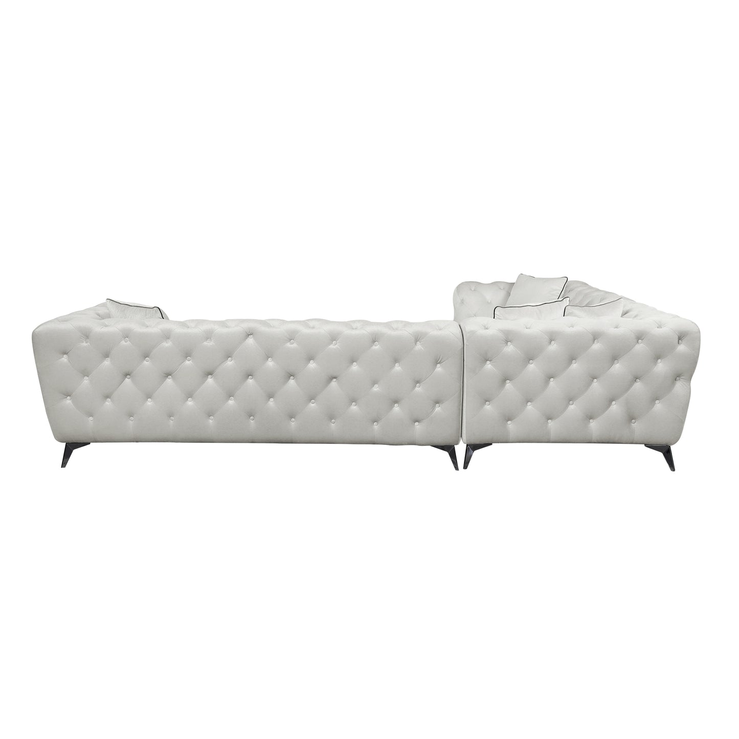 Atronia Sectional Sofa  w/4 Pillows - Beige