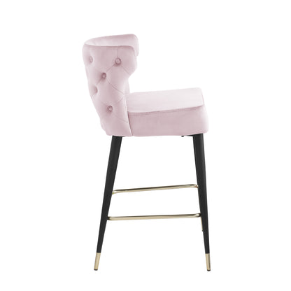 Seren Counter Height with Gold Tipped - Pink Set of 2