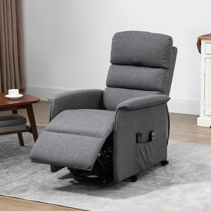 Ross Power Lift Chair with Vibration Massage - Gray