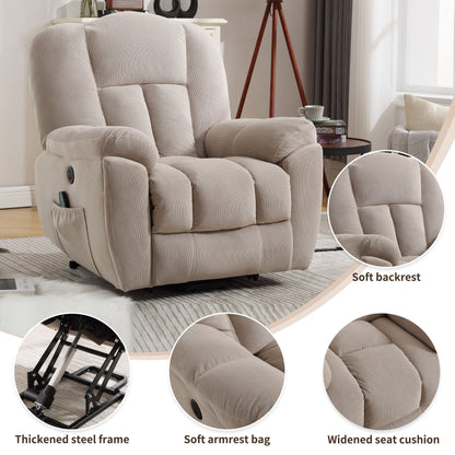 Minder Power Lift Recliner Chair Recliners - Beige