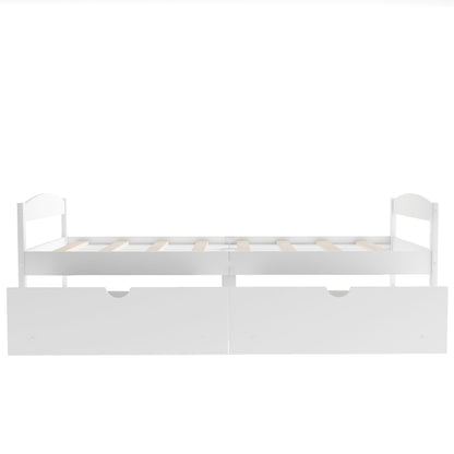 Array Twin Size Daybed with 2 Drawers - White