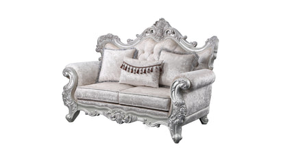 Melrose Loveseat - Silver