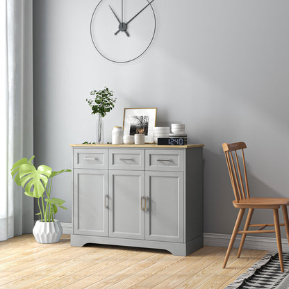 Kiser Sideboard Buffet Cabinet - Gray