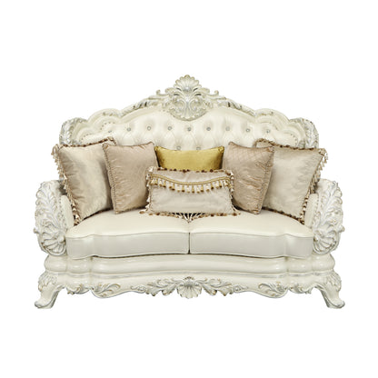 Adara Loveseat with 5 Pillows