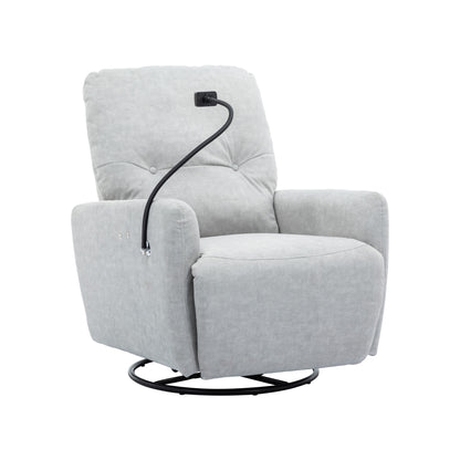 Dax Electric Rocking Motion Recliner - Gray