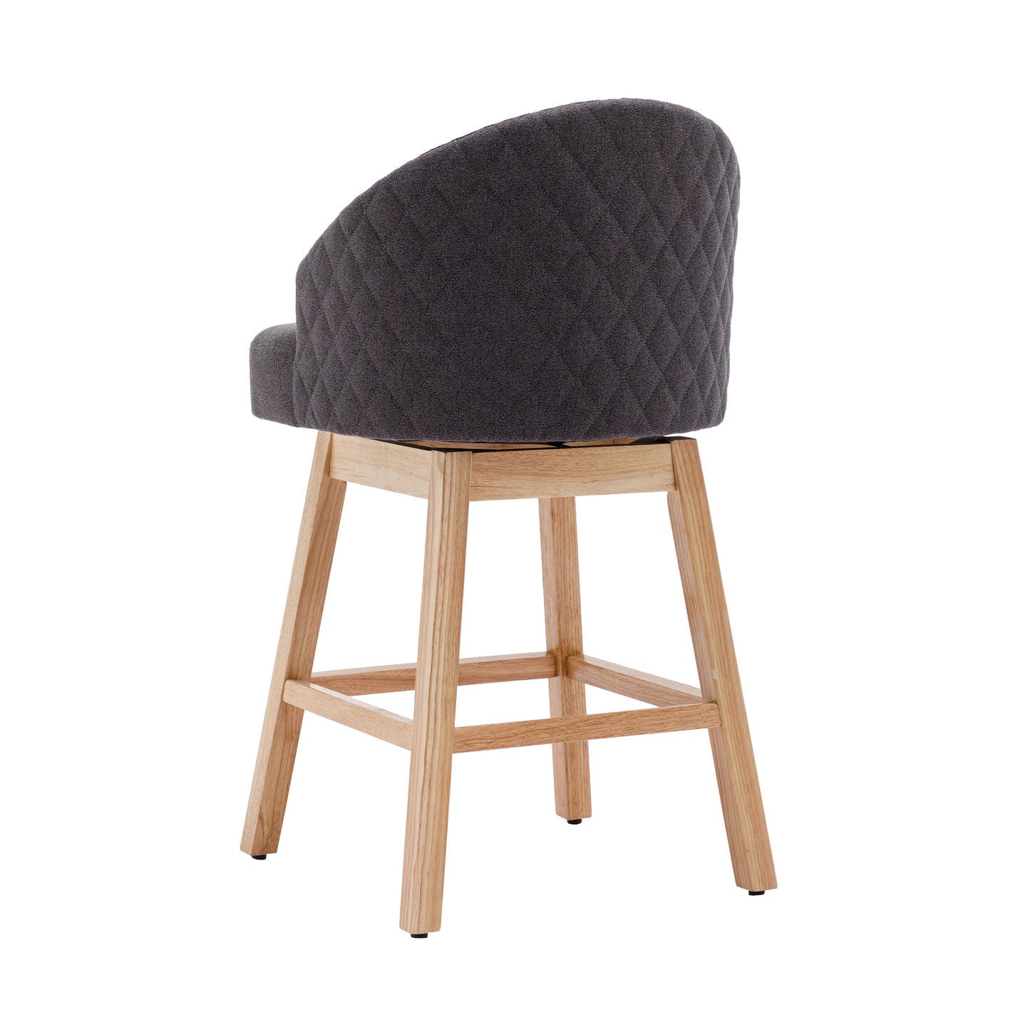 COOLMORE Bar Stools - Charcoal Set of 2