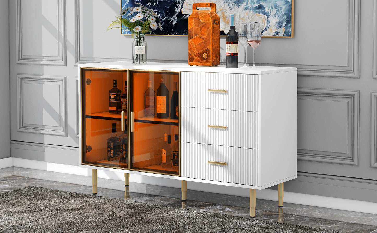 Finch Sideboard Buffet - White