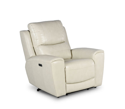 Evan Electric Power Recliner - Ivory