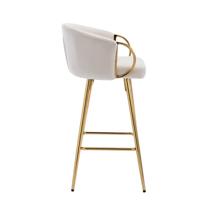 Sip Bar Stools 30 Inch - Cream  Set of 2