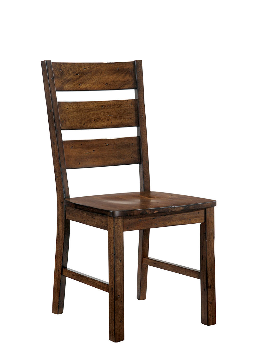 Norton Solid wood Industrial Style Dining Chair (Set of 2) - Walnut