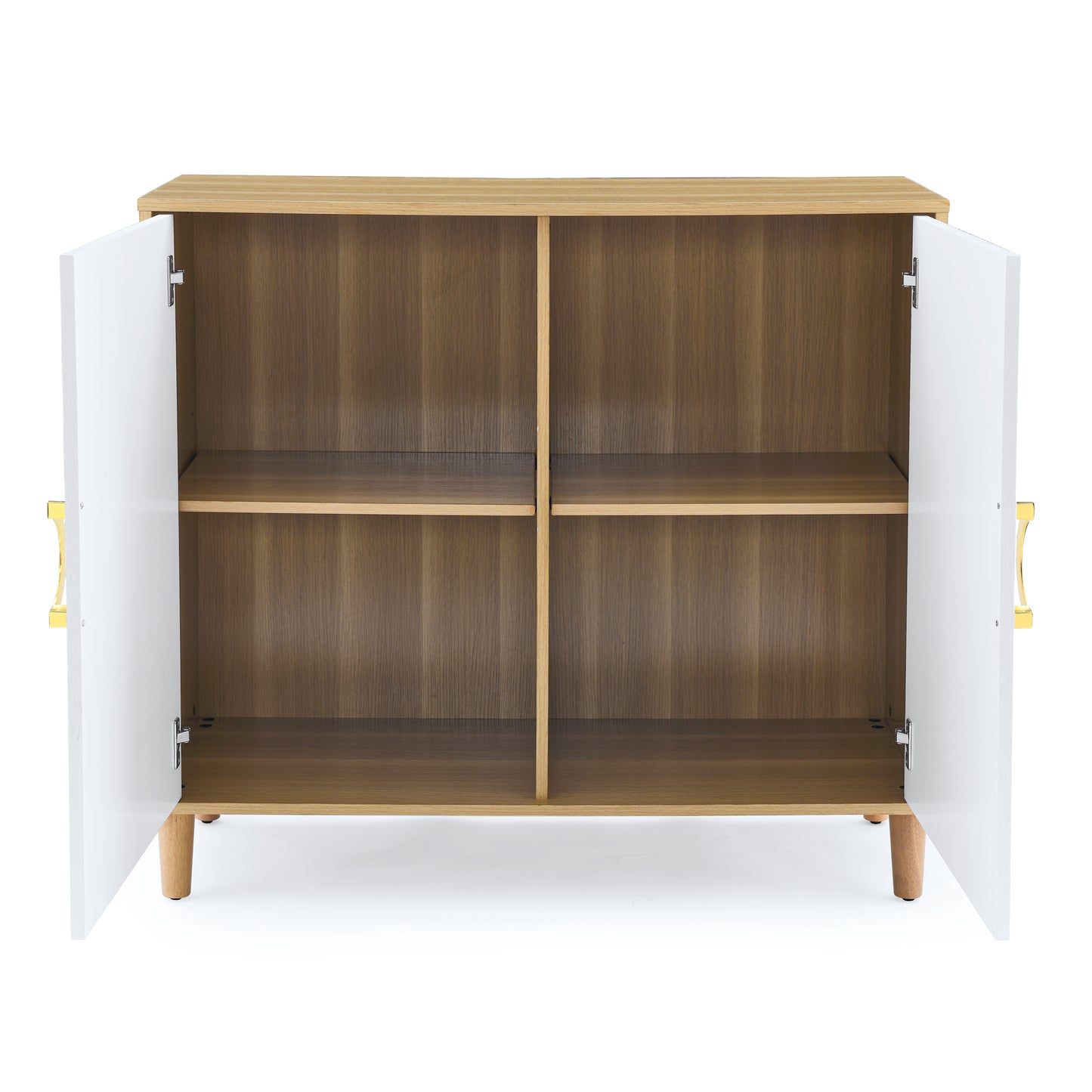 Vincent Storage Cabinet - Wood/White