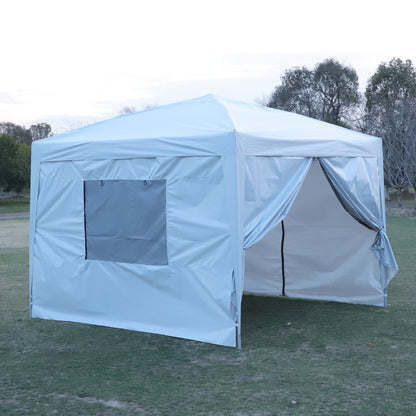 Lucina 10 x 10 ft Pop Up Gazebo Canopy Tent - White