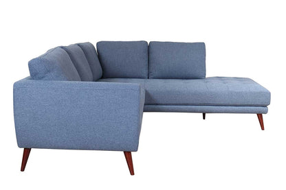 Casey Raf Sectional Sofa - Blue